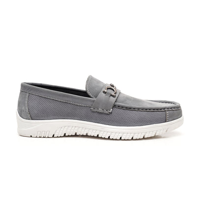LEATHER SHOES - RPD-02 GREY
