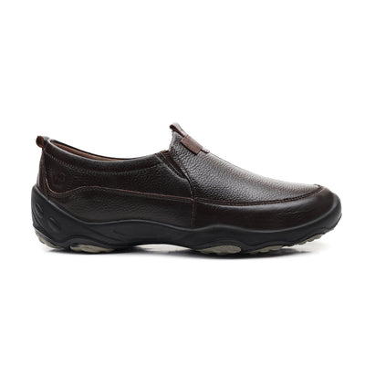 LEATHER SHOES - SANTIAGO-012 BROWN