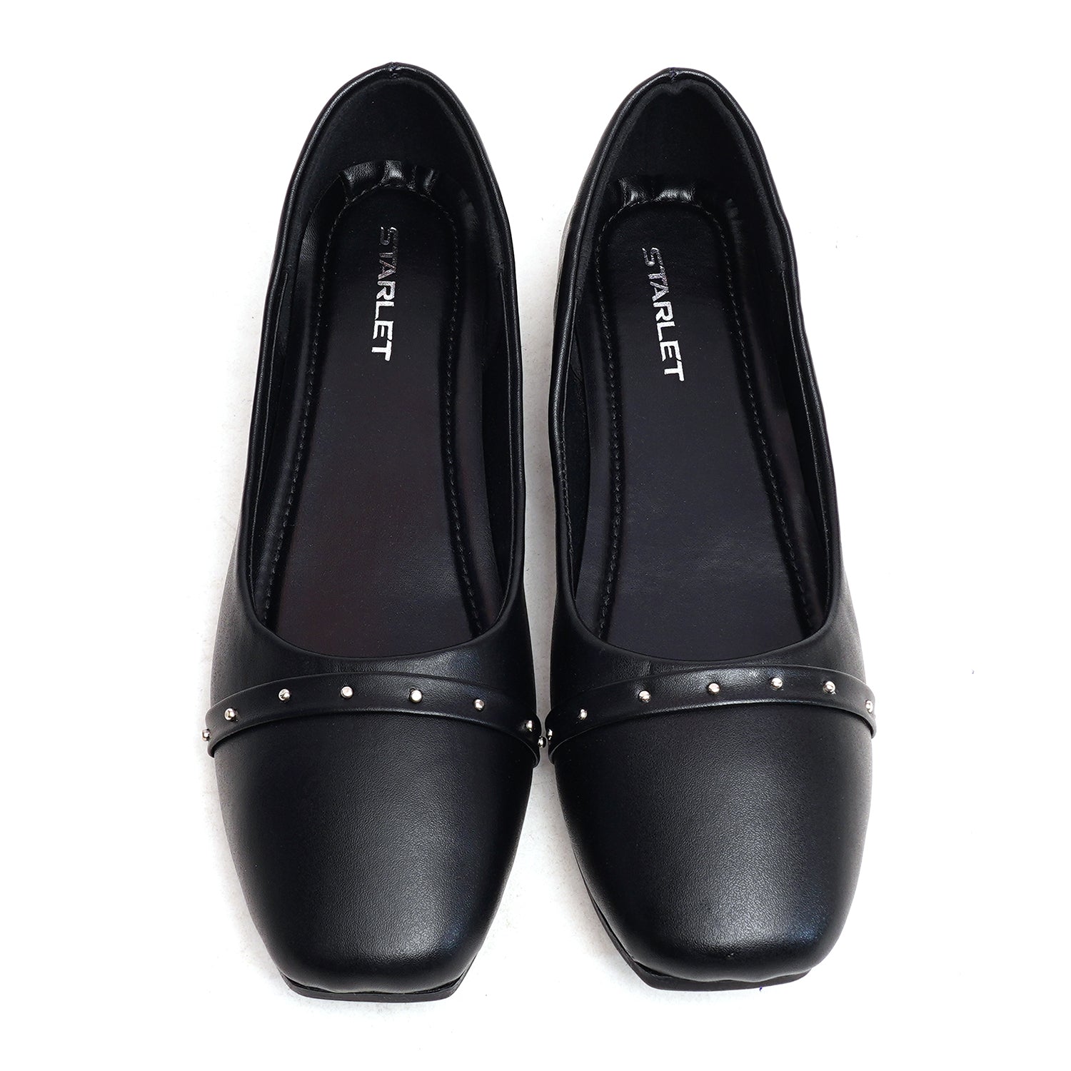 LEATHER SHOES GFL-0021 BLACK