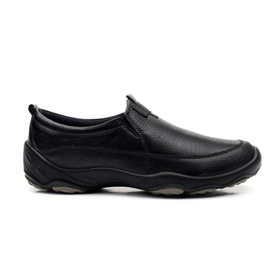 LEATHER SHOES - SANTIAGO-012 BLACK