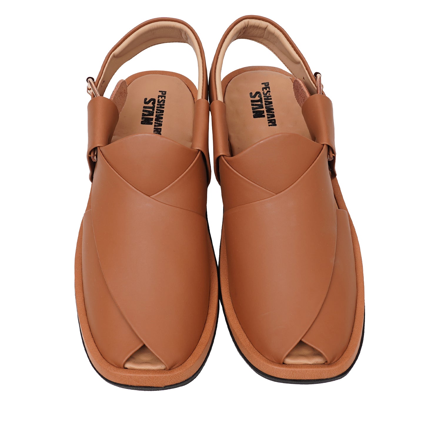 LEATHER PESHAWARI CHAPPAL - ATG0012 TAN
