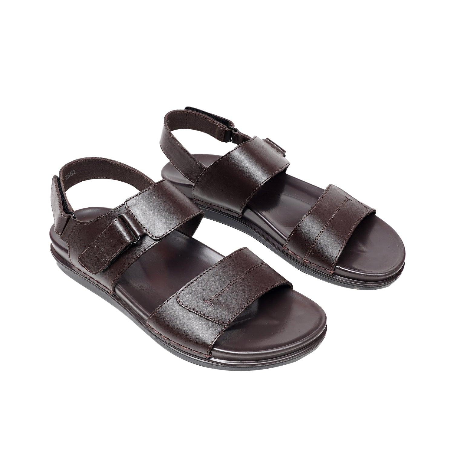 LEATHER SANDAL - AR-114 BROWN