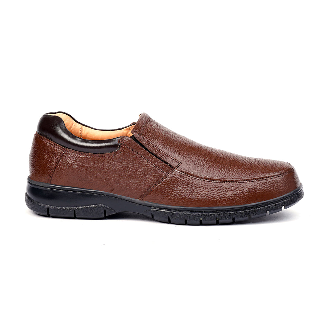 LEATHER SHOES - ANATOMIC-001 BROWN