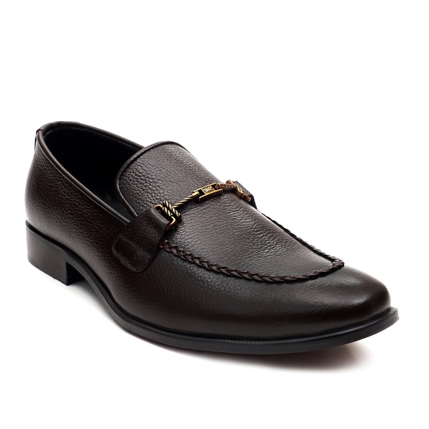 LEATHER SHOES - MJG-0001 BROWN