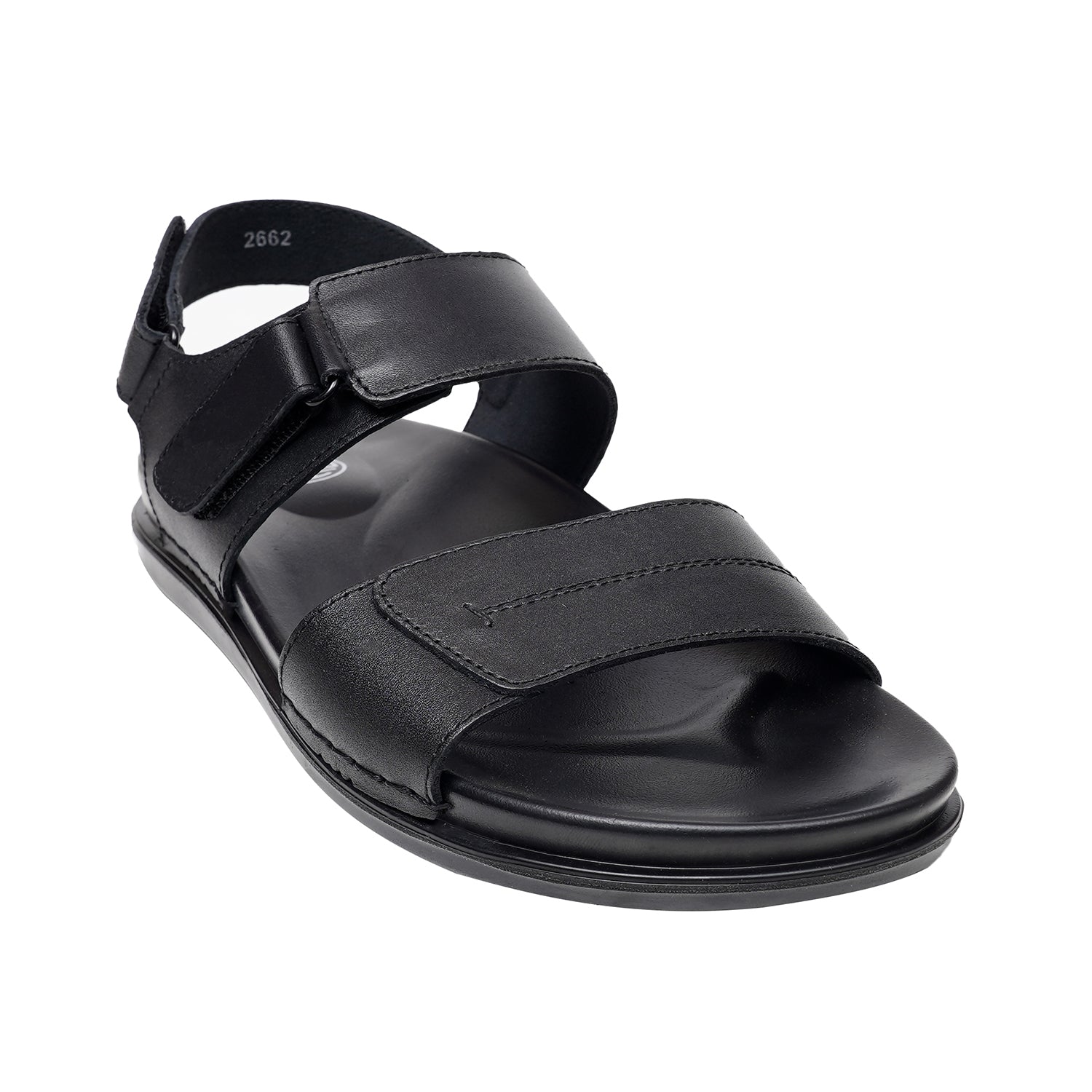 LEATHER SANDAL - AR-114 BLACK
