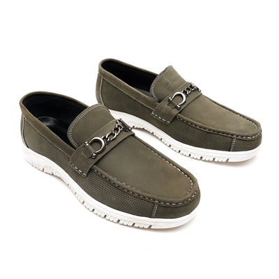 LEATHER SHOES - RPD-02 GREEN