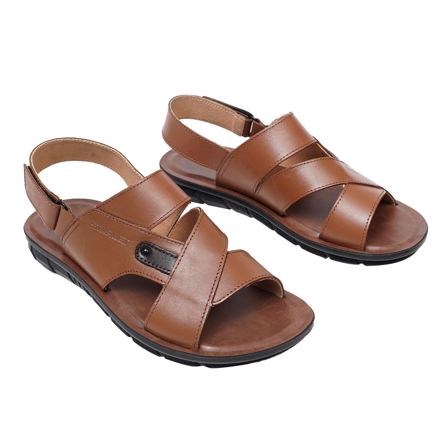 LEATHER SANDAL - AK-112 TAN