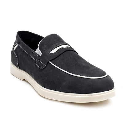 LEATHER SHOES - LBY-051 BLUE