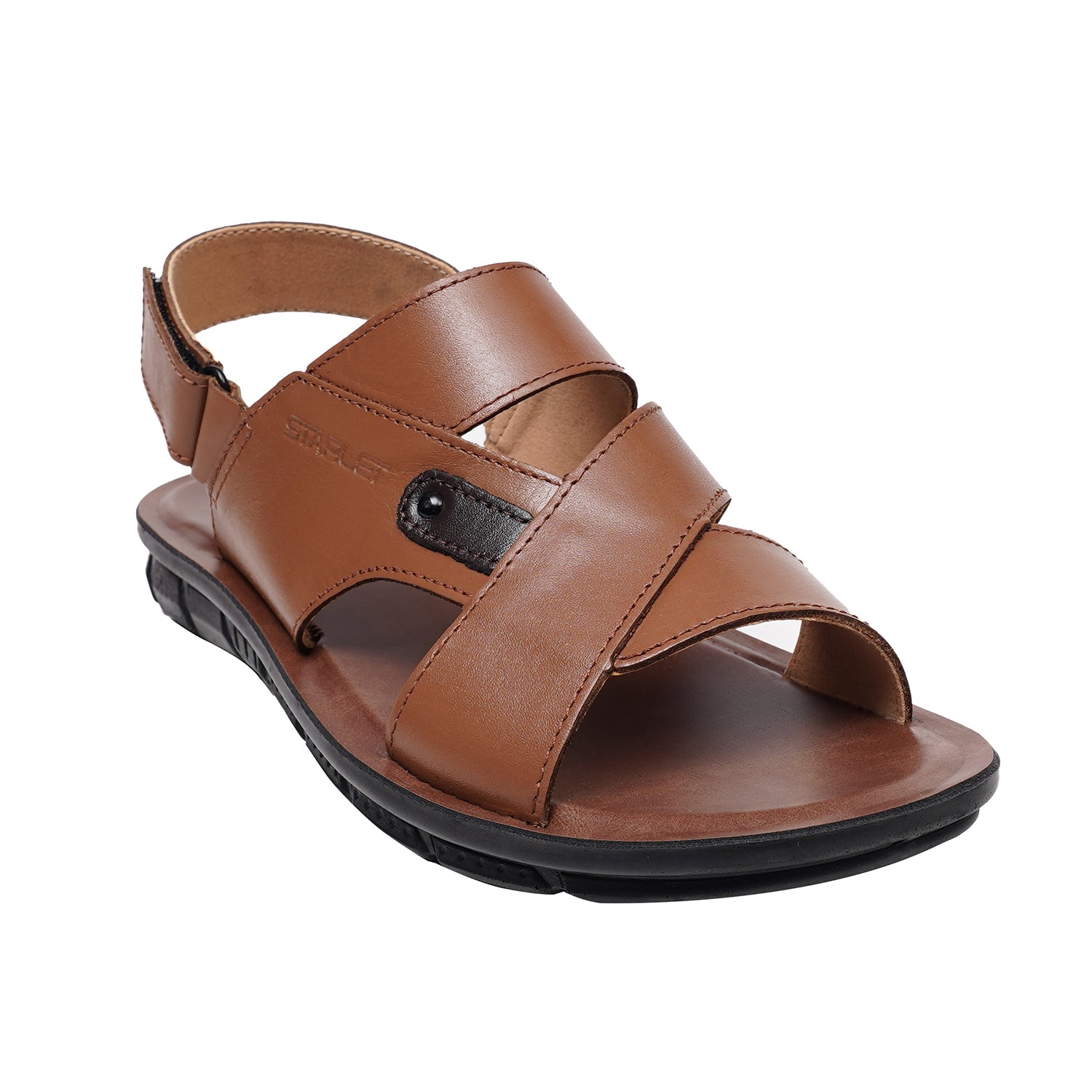 LEATHER SANDAL - AK-112 TAN