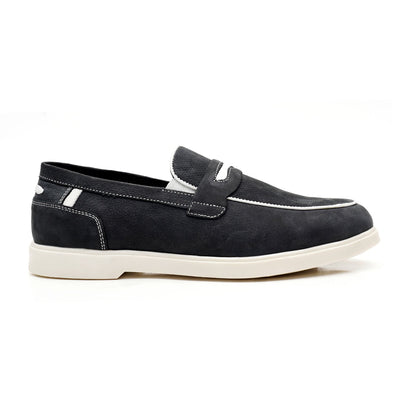 LEATHER SHOES - LBY-051 BLUE