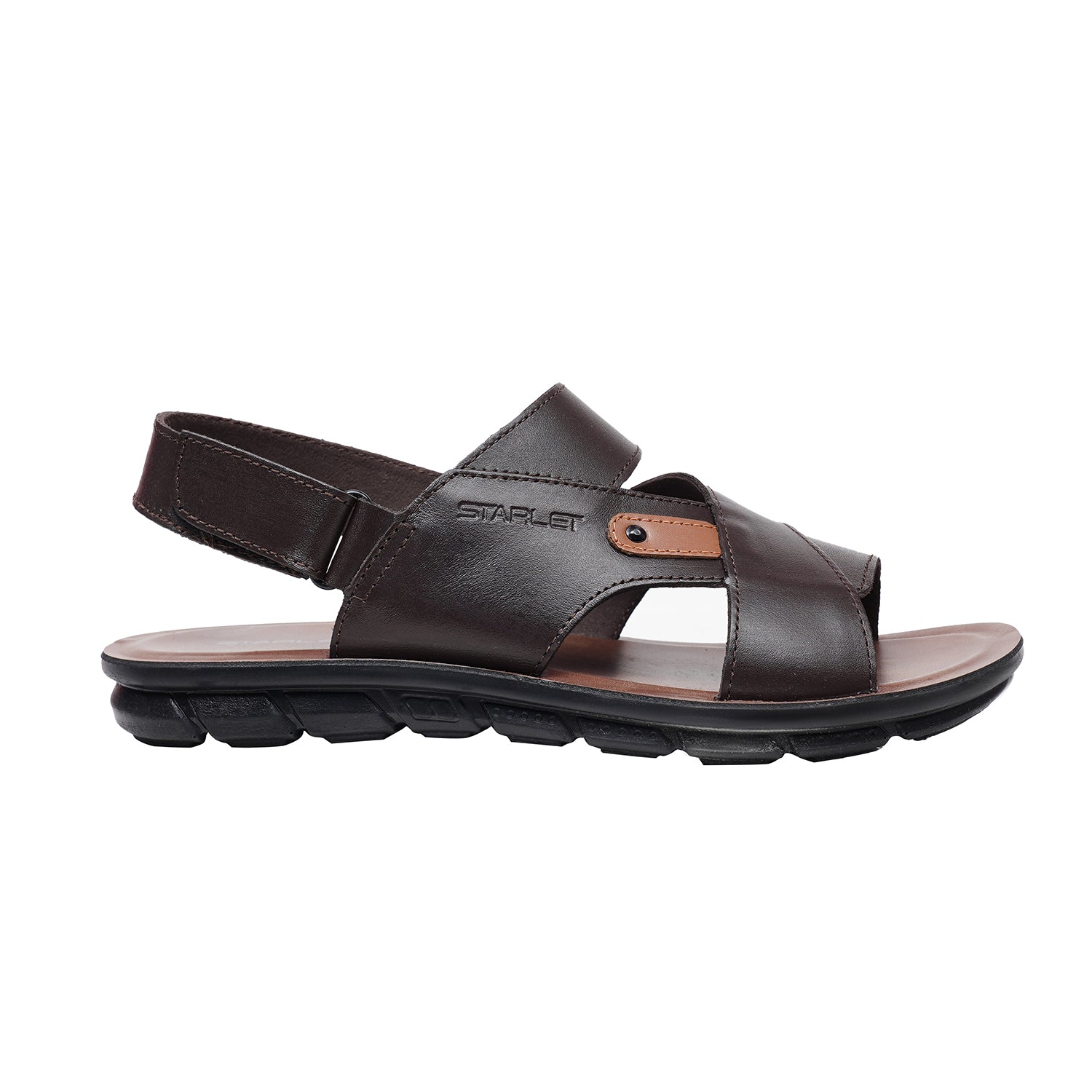 LEATHER SANDAL - AK-112 BROWN