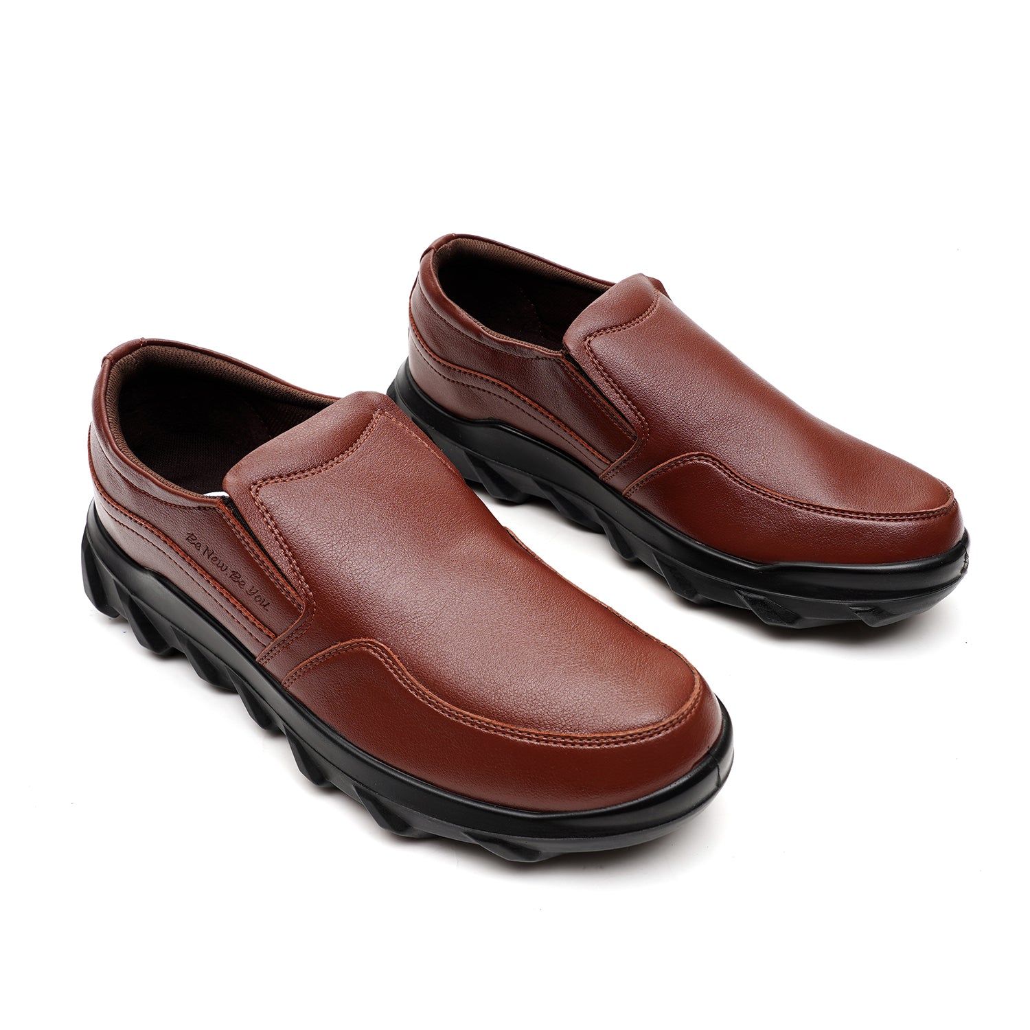 LEATHER SHOES - NNJ-710 TAN