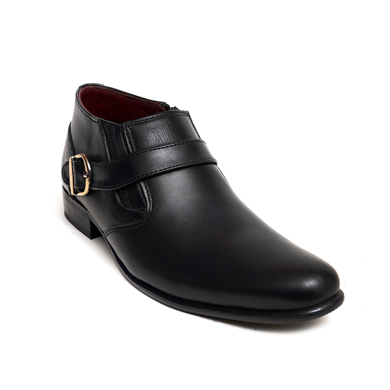 LEATHER SHOES - FCG-8064 BLACK