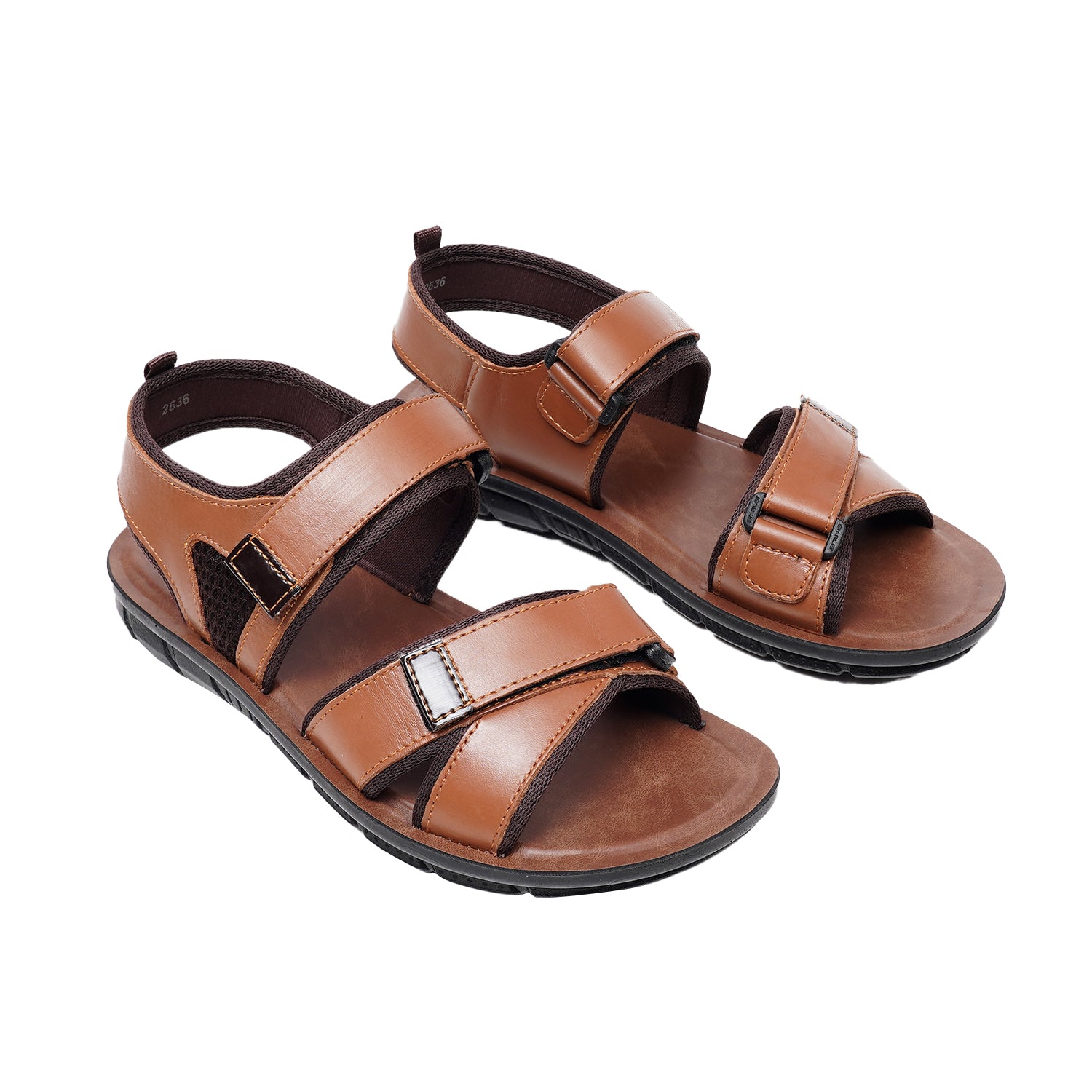 LEATHER SANDAL - AK-110 TAN