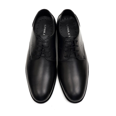 LEATHER SHOES - FCG-8112 BLACK