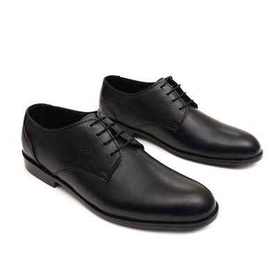 LEATHER SHOES - FCG-8112 BLACK