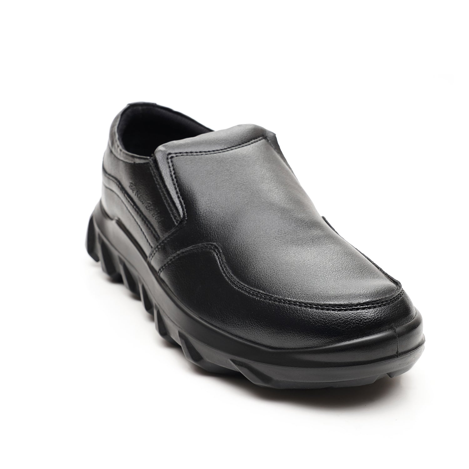 LEATHER SHOES - NNJ-710 BLACK