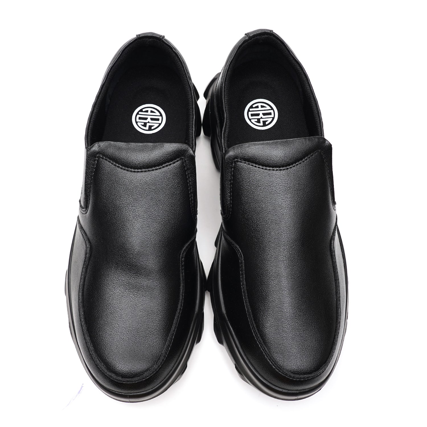 LEATHER SHOES - NNJ-710 BLACK