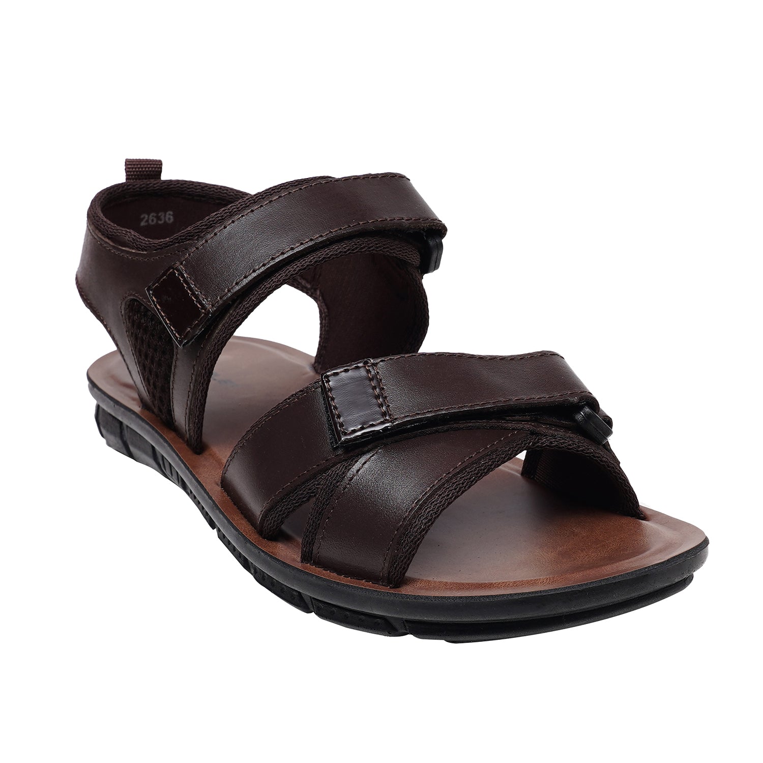 LEATHER SANDAL - AK-110 BROWN