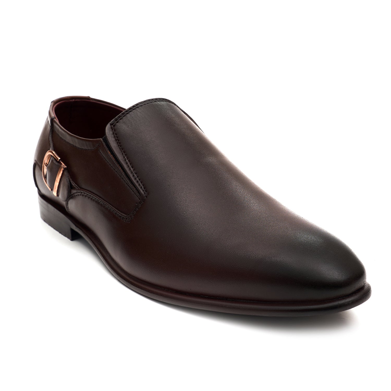 LEATHER SHOES - FCG-8111 BROWN