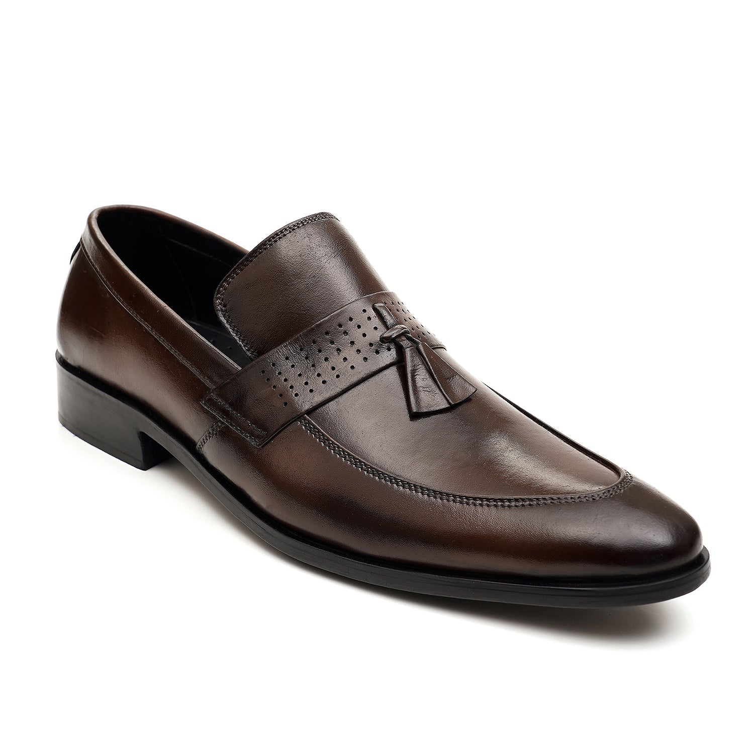 LEATHER SHOES - FCG-8110 BROWN