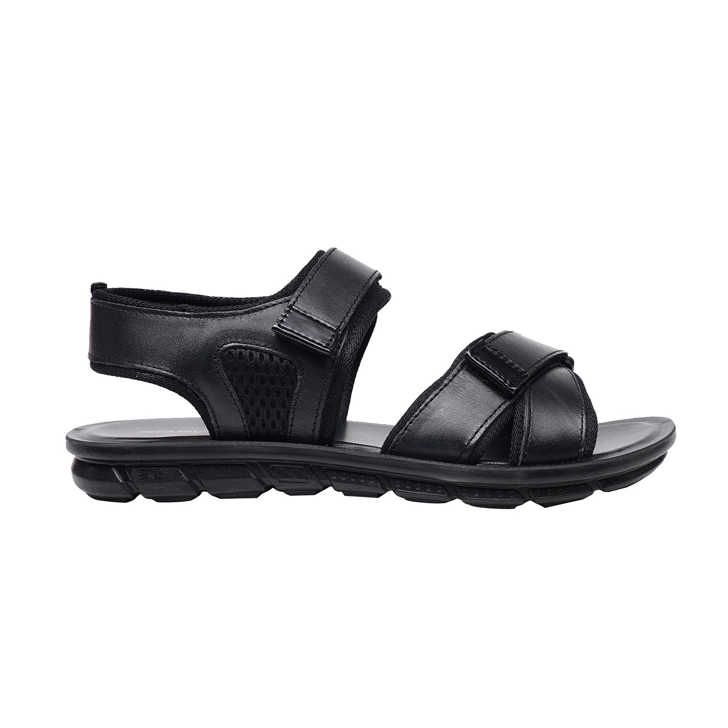 LEATHER SANDAL - AK-110 BLACK