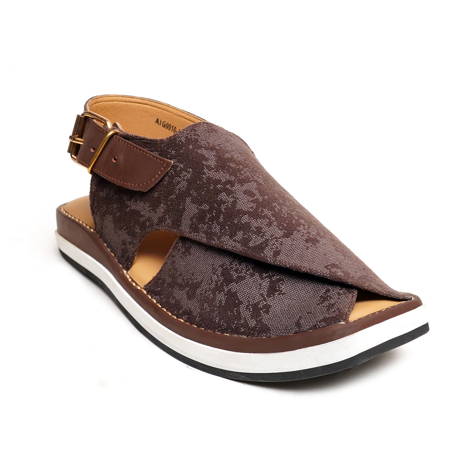 LEATHER PESHAWARI CHAPPAL - ATG0010 BROWN