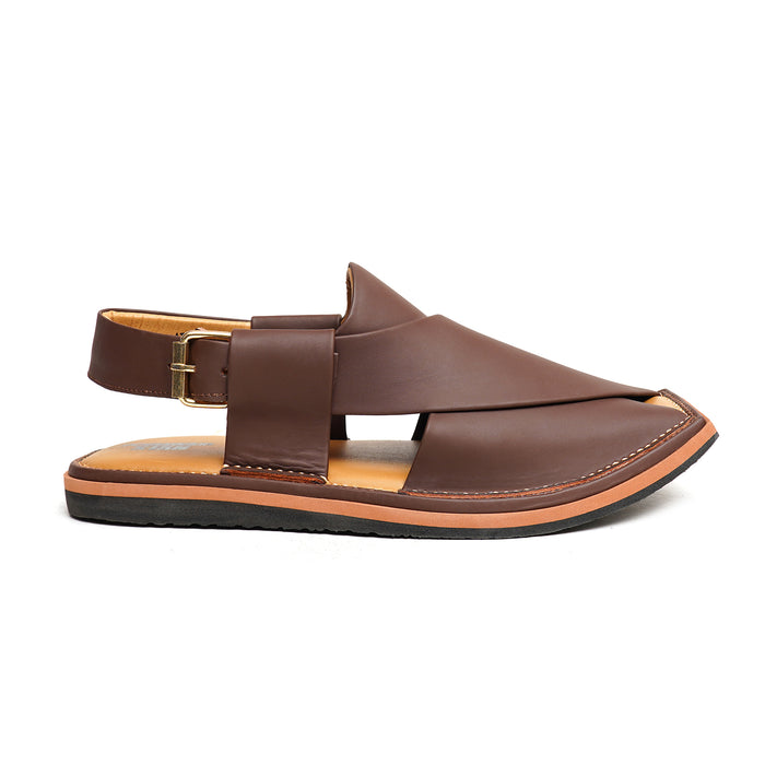 LEATHER PESHAWARI CHAPPAL - ATG0006 EXPRESSO
