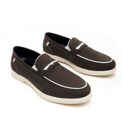 LEATHER SHOES - LBY-051 BROWN