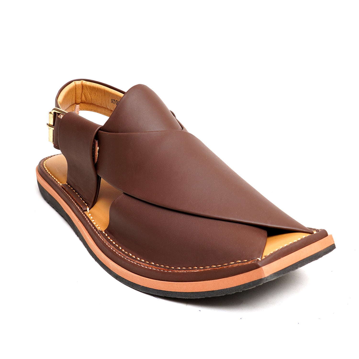 LEATHER PESHAWARI CHAPPAL - ATG0006 EXPRESSO