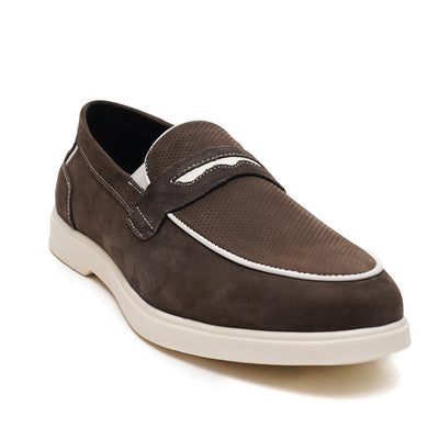 LEATHER SHOES - LBY-051 BROWN