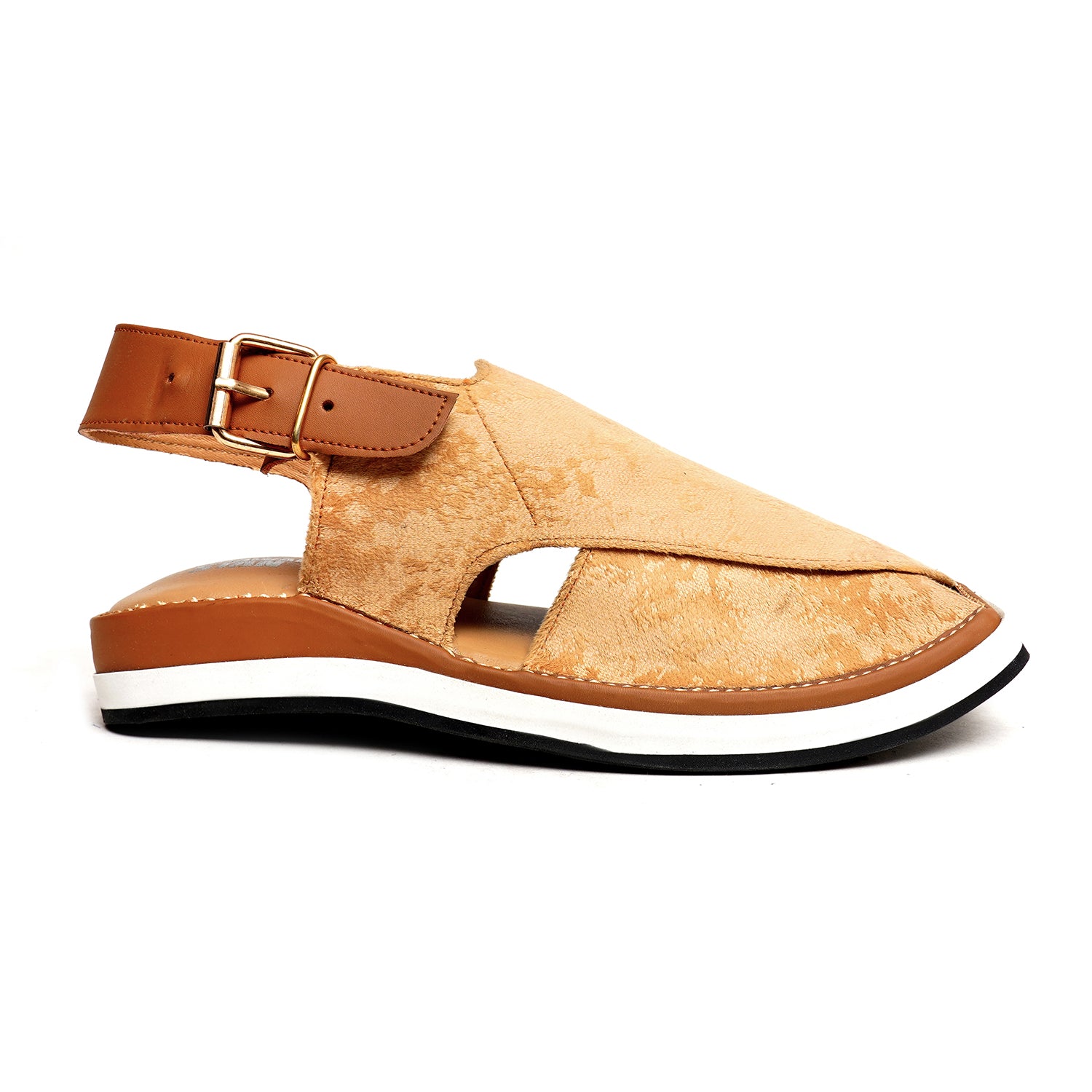 LEATHER PESHAWARI CHAPPAL - ATG0010 TAN