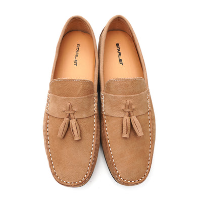 LEATHER SHOES - FLD-02 CAMEL