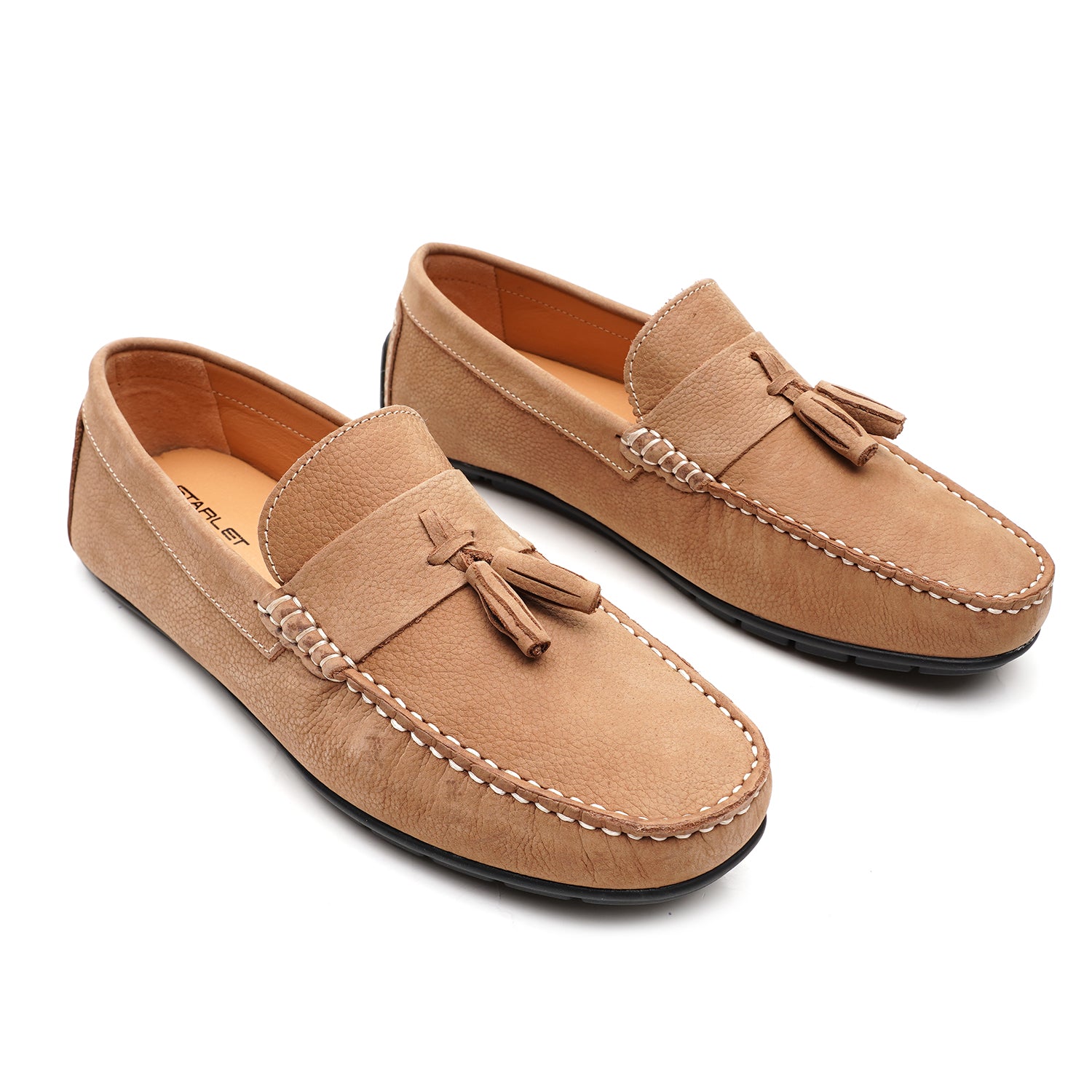 LEATHER SHOES - FLD-02 CAMEL