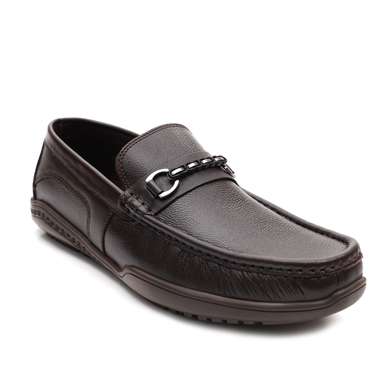 LEATHER SHOES - FBL003 BROWN