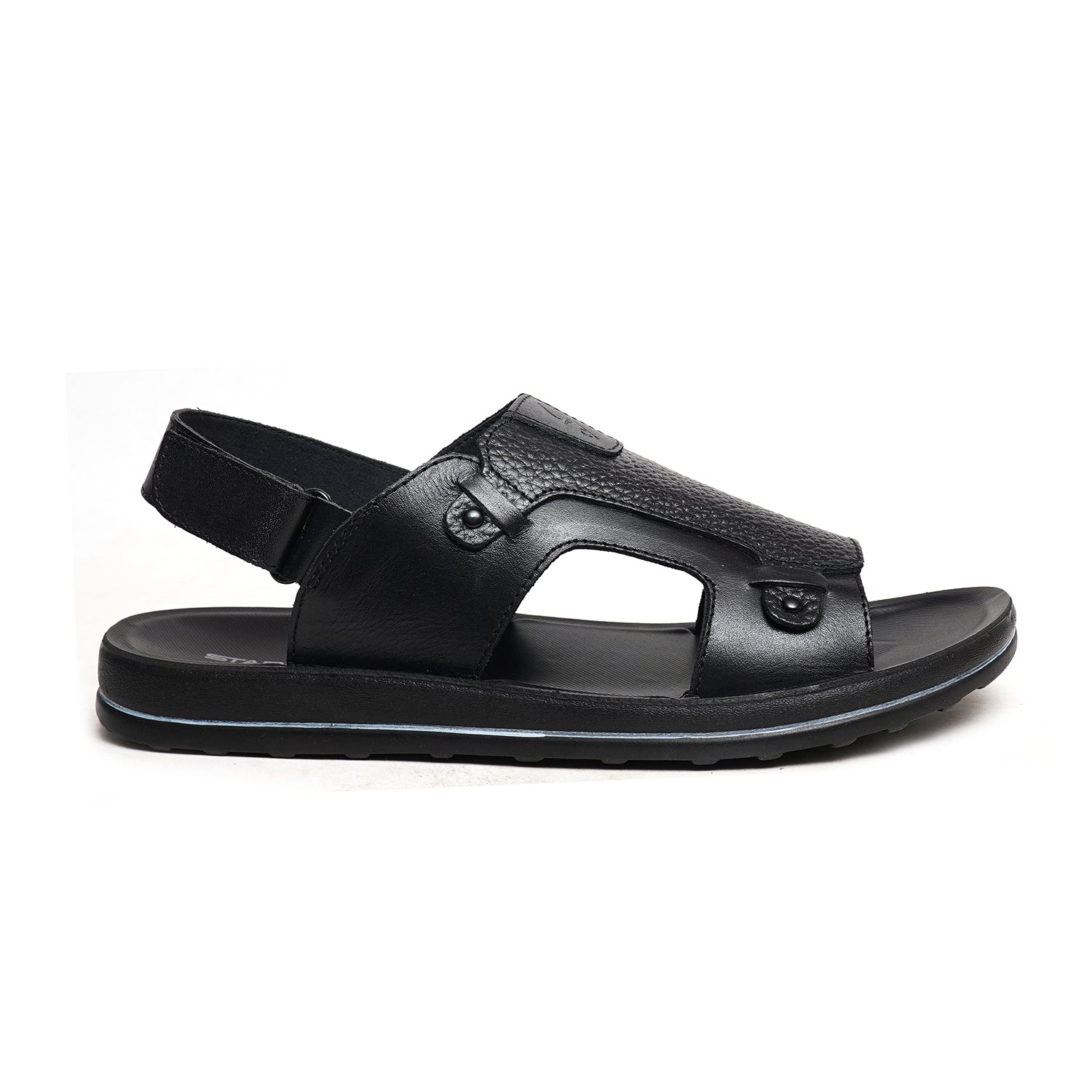 LEATHER SANDAL -WA-1840 BLACK