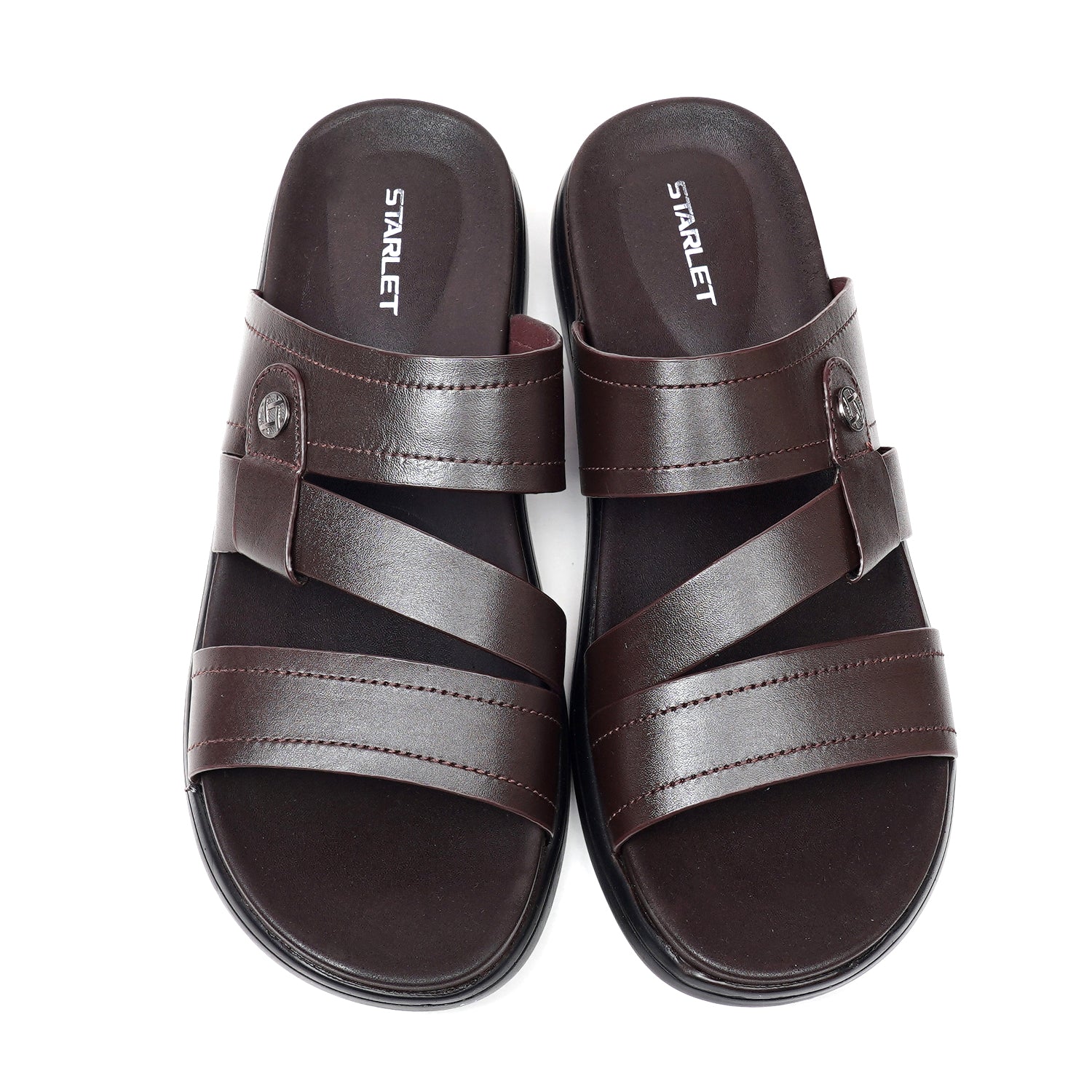 LEATHER SANDAL - VCT-016 BROWN