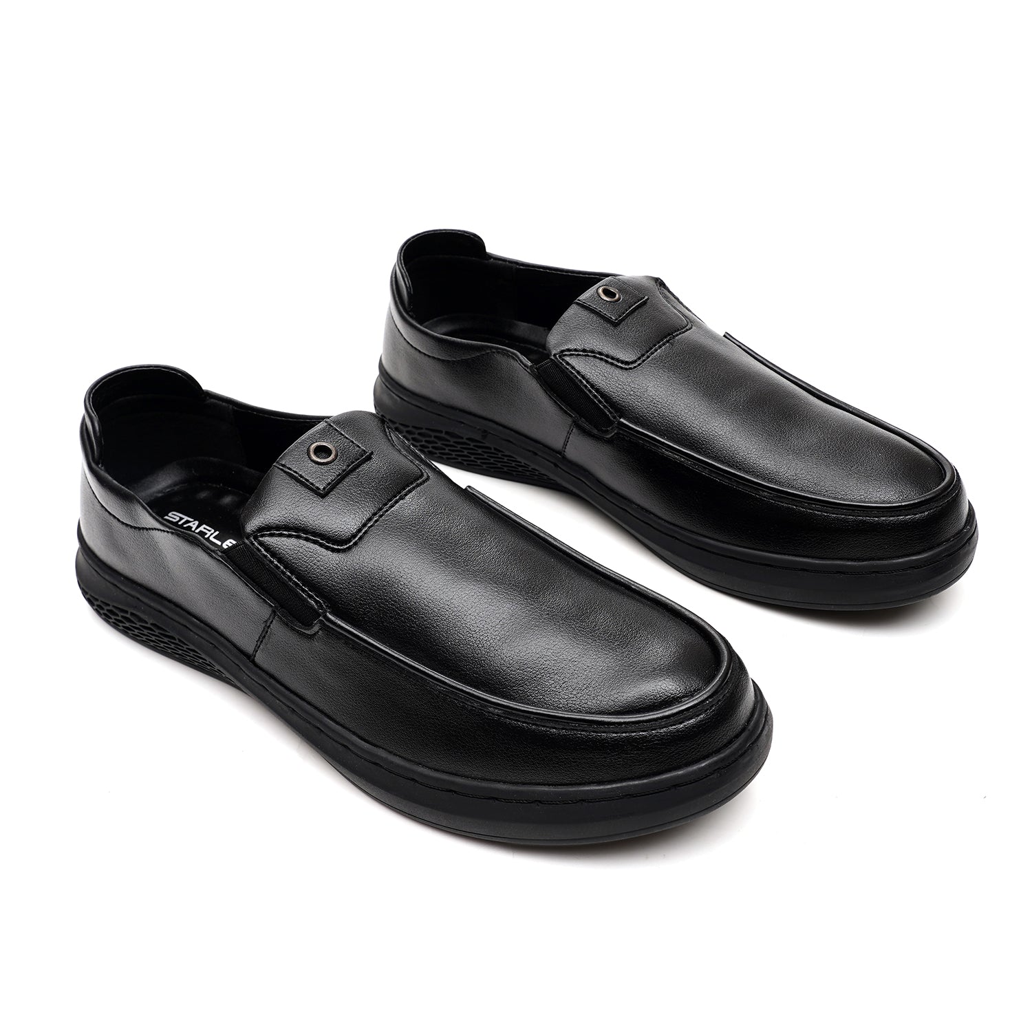 LEATHER SHOES - DRG-04 BLACK