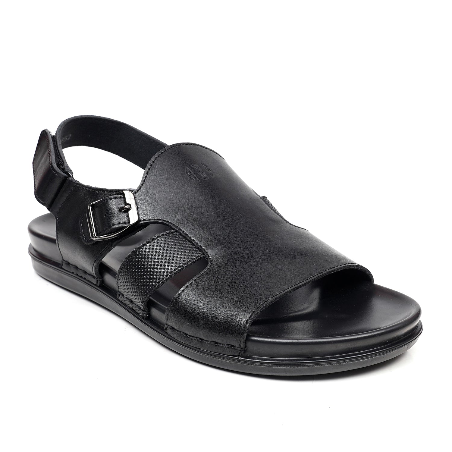LEATHER SANDAL - AR-113 BLACK
