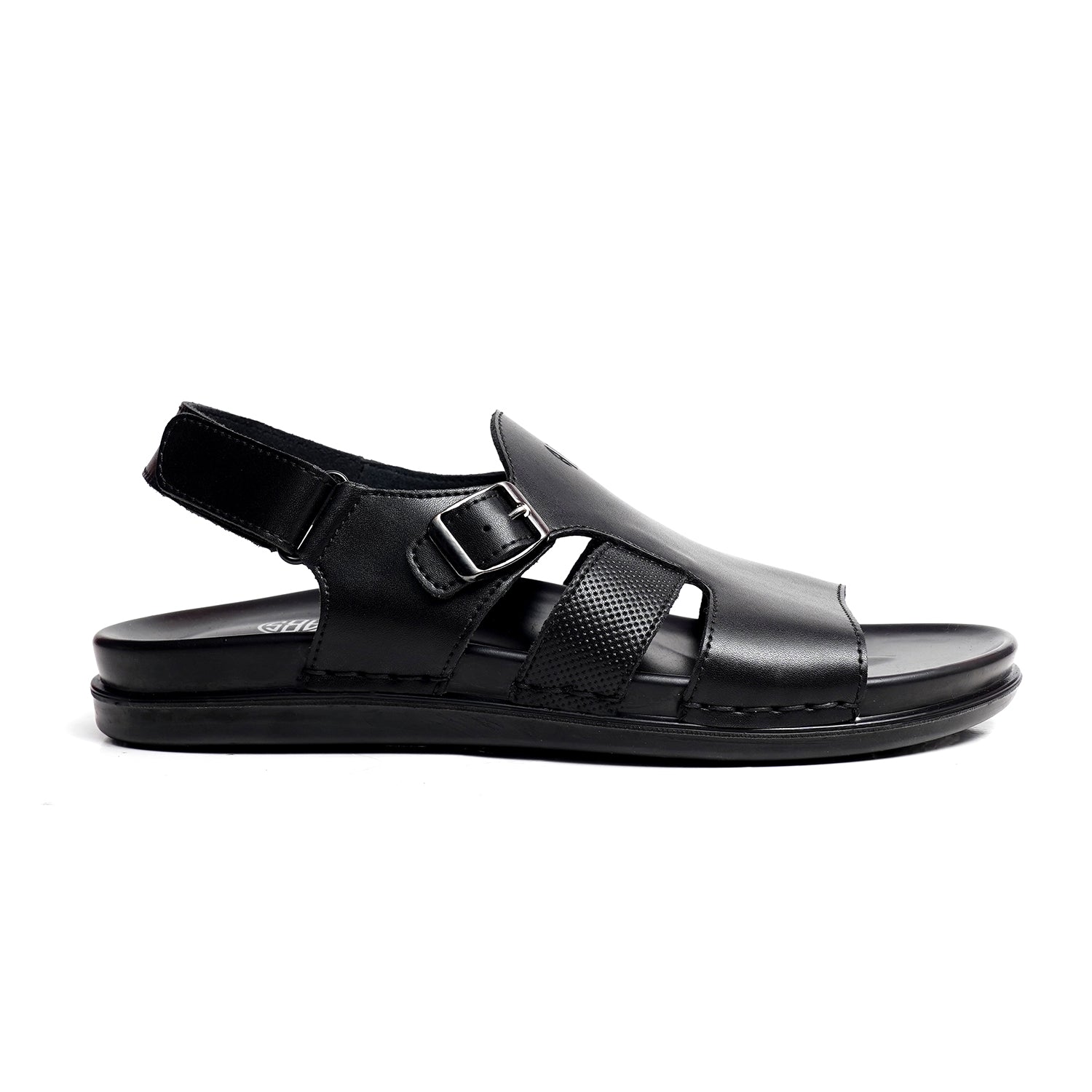 LEATHER SANDAL - AR-113 BLACK