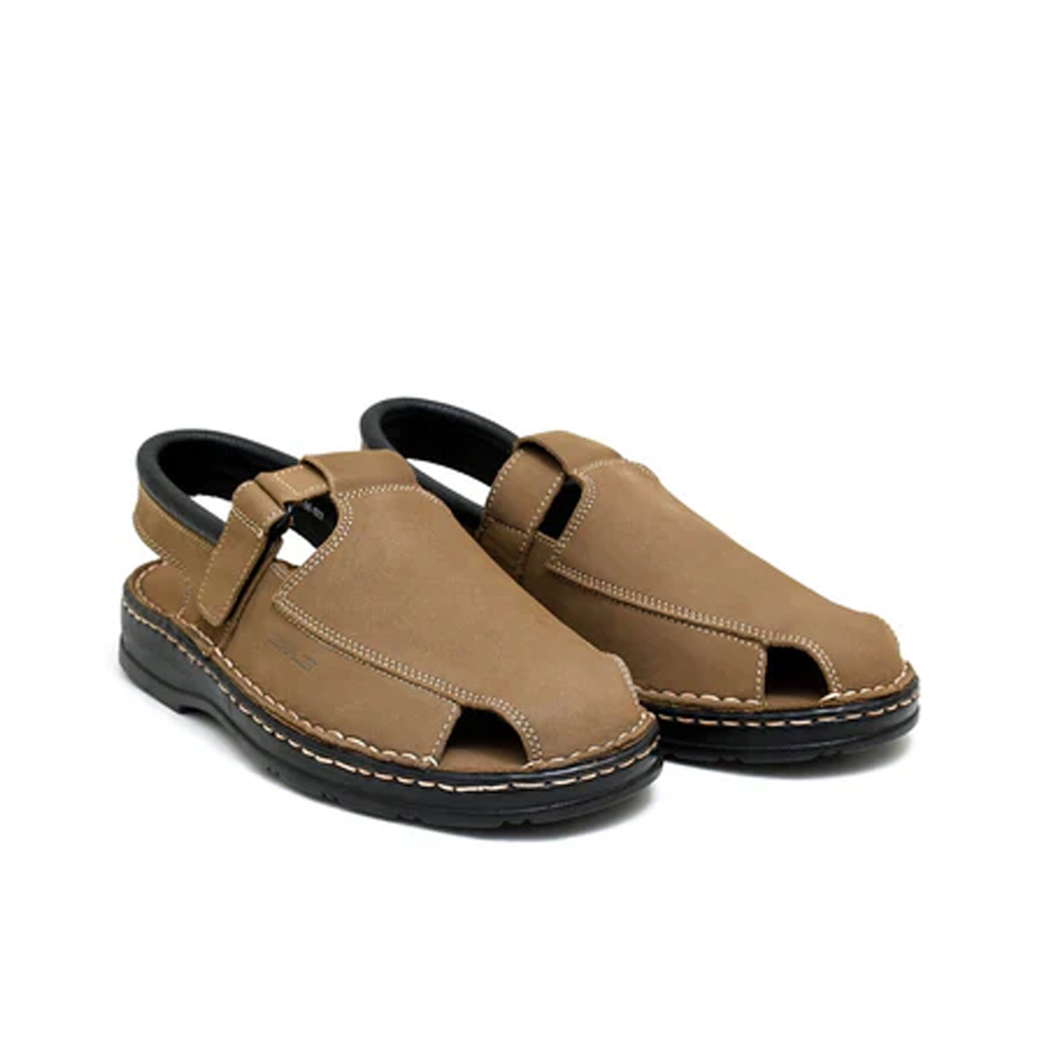 LEATHER SANDAL - 4001 FAWN