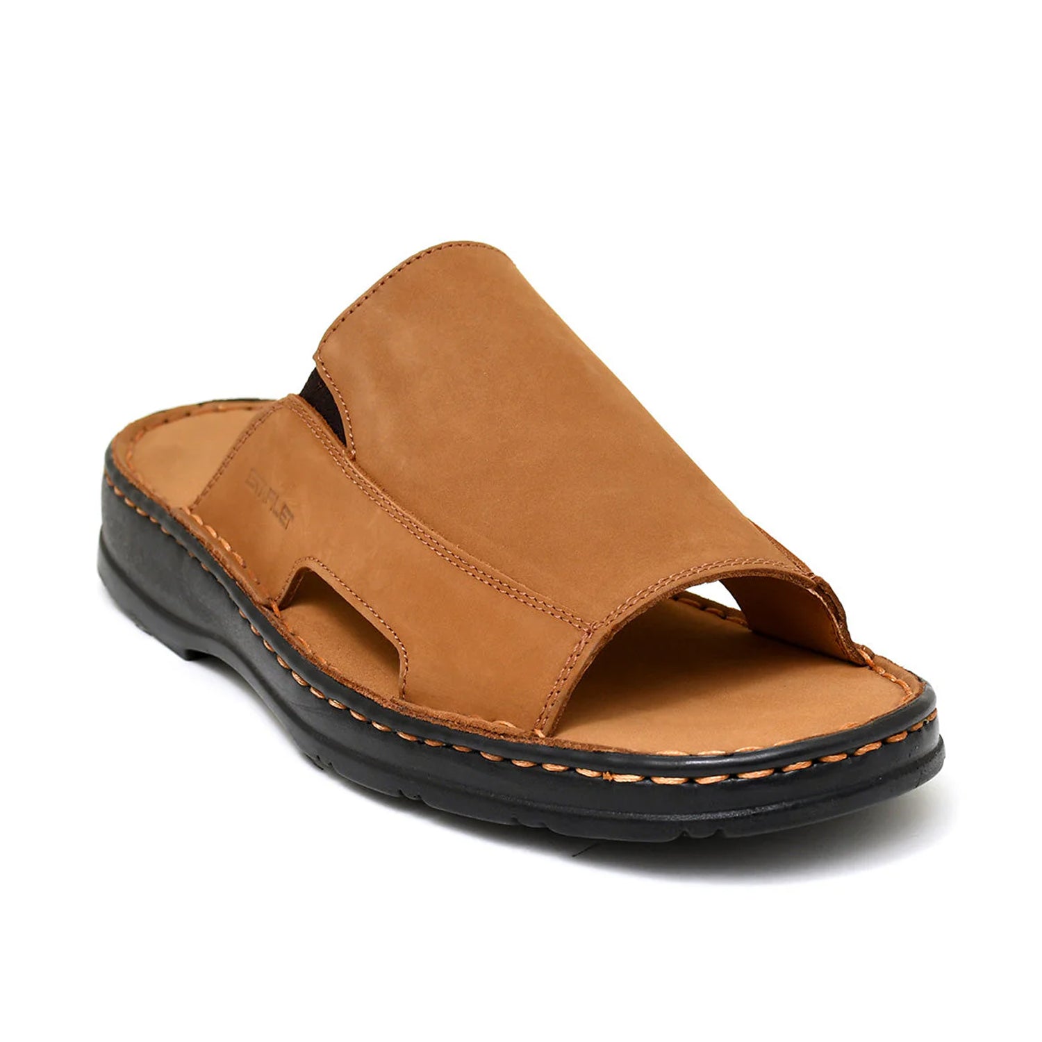 LEATHER SLIPPER - 4015 MUSTARD