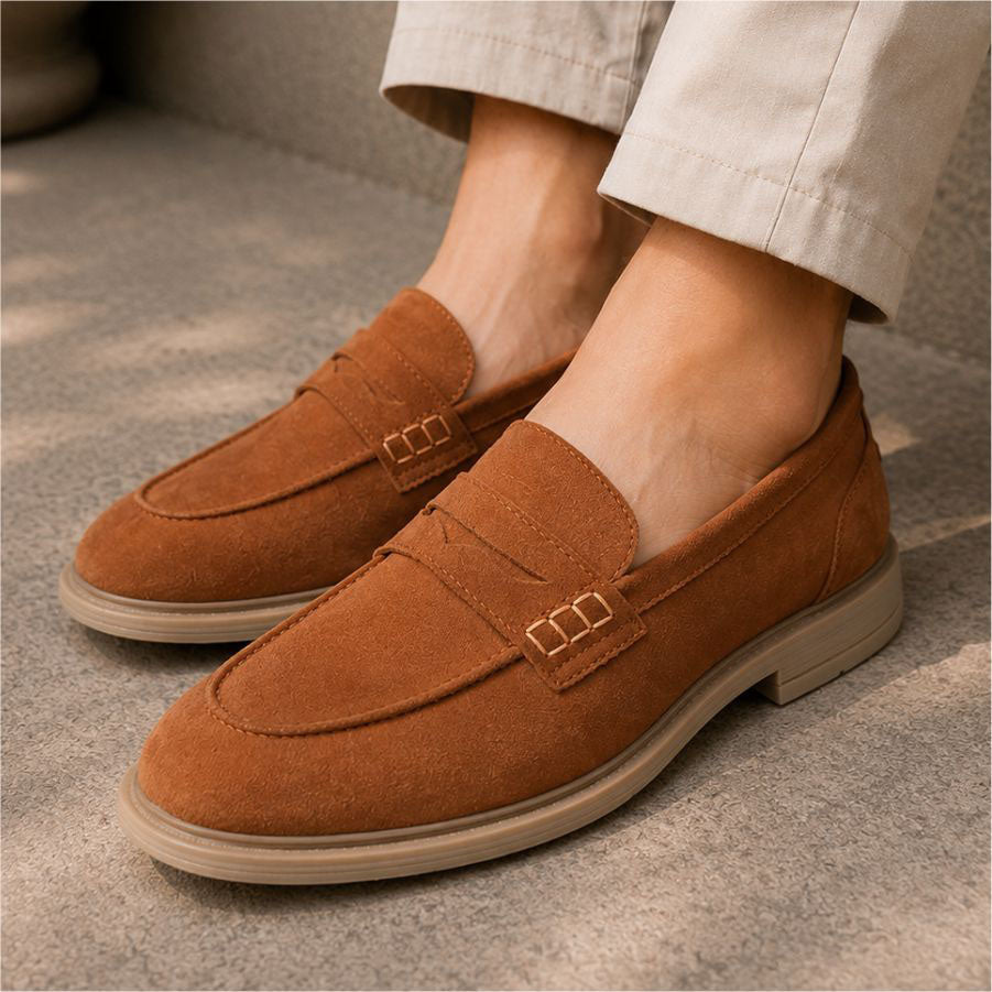 LEATHER SHOES - JOW-001 MUSTARD