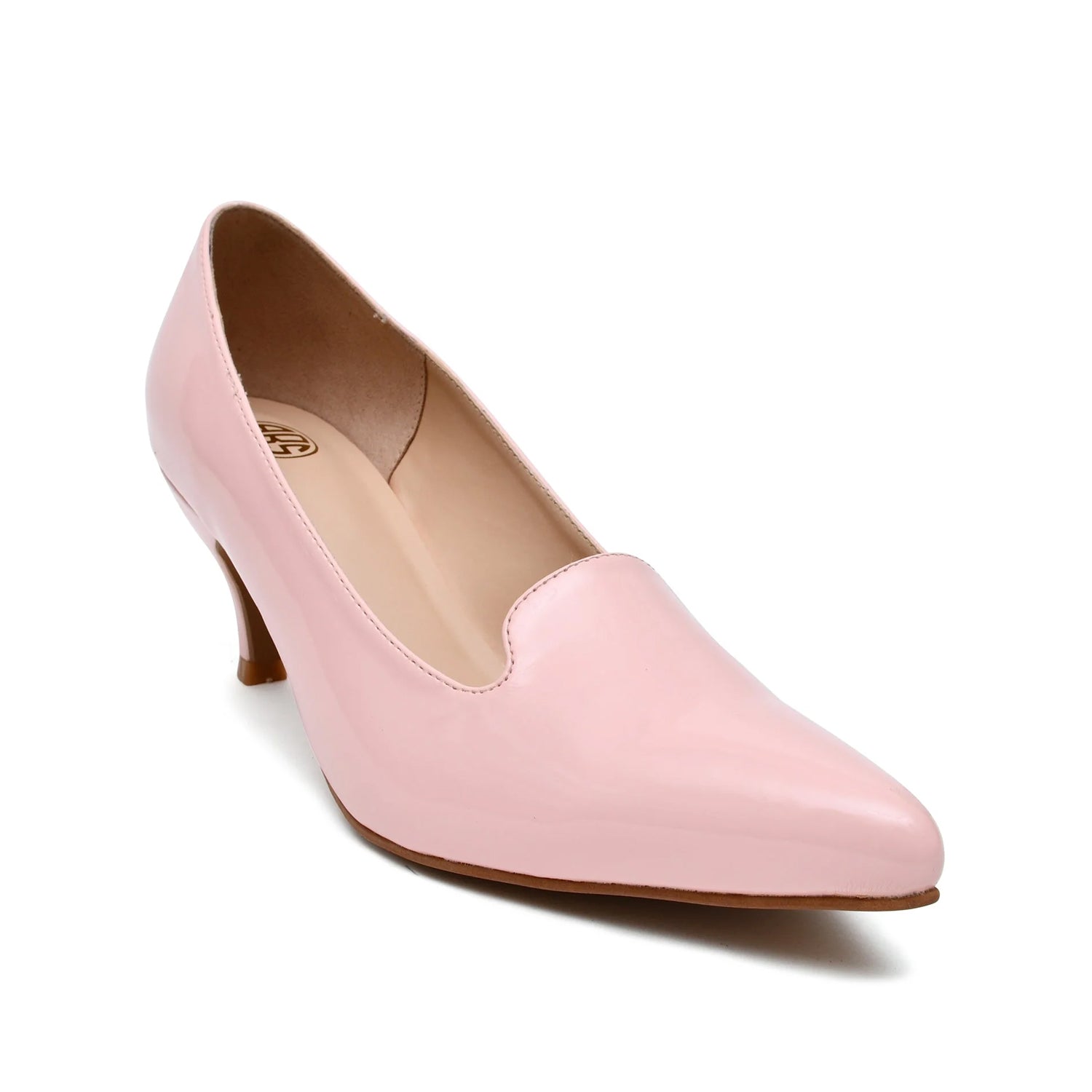 Baby pink court shoes hotsell