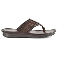 LEATHER SLIPPER - SOFT-007 BROWN