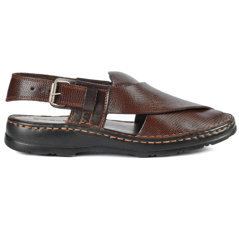 LEATHER PESHAWARI CHAPPAL - 4021