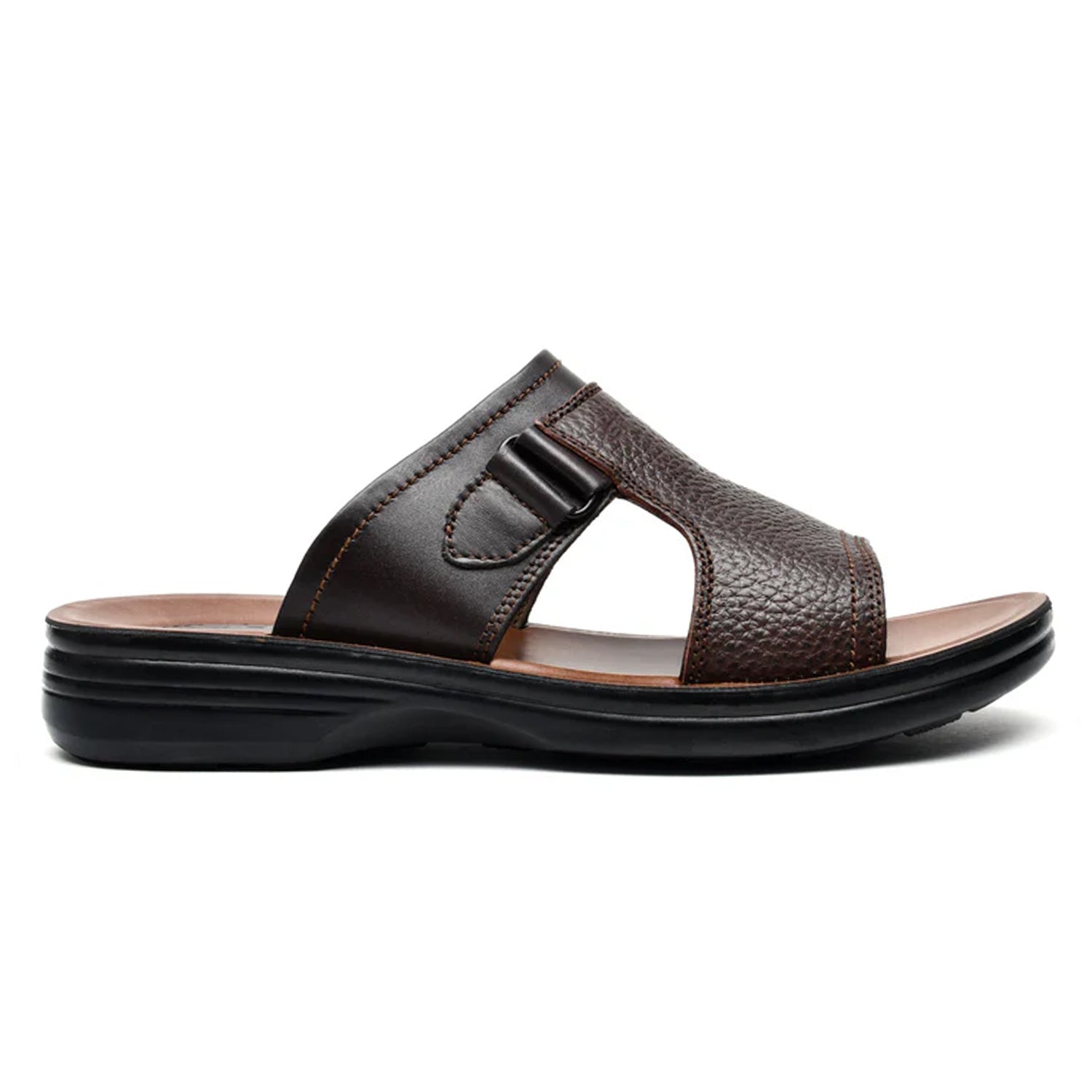 LEATHER SLIPPER - VO-623 BROWN