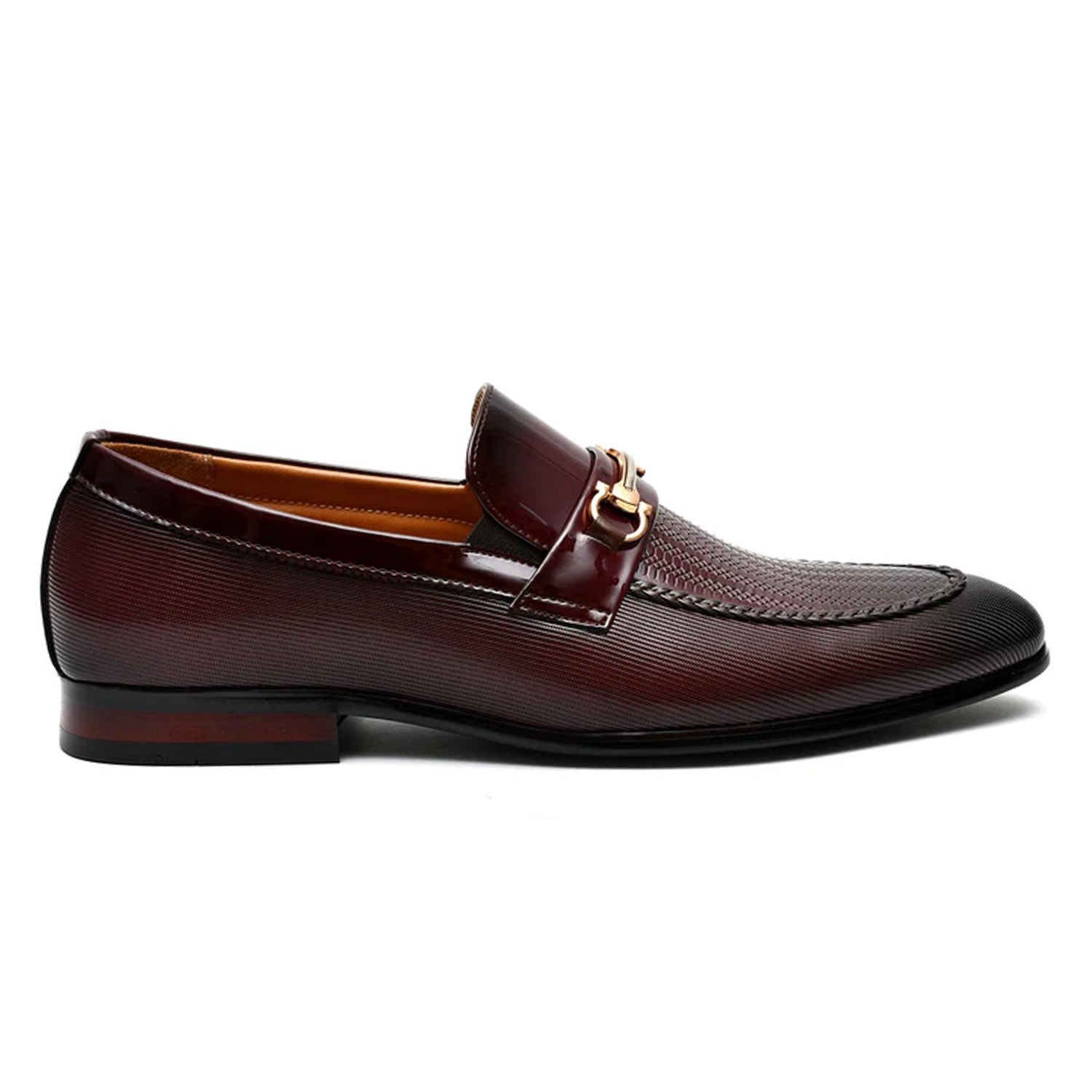 LEATHER SHOES - B3099-A5 MAROON