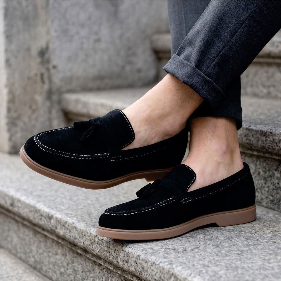 LEATHER SHOES - LBY-001 BLACK