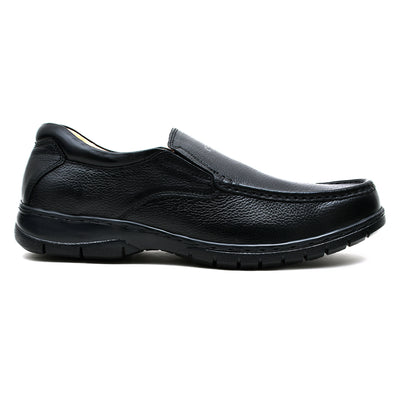 LEATHER SHOES - ANATOMIC-006 BLACK